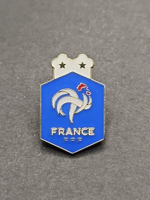 France National Soccer Team Logo Enamel Lapel Pin, FREE SHIPPING! - Image 1 of 2