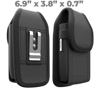 Funda Universal para Teléfono Celular Funda con Clip para Cinturón XL Tamaño 6.9x3.8x0.7" Foto 1 de 4