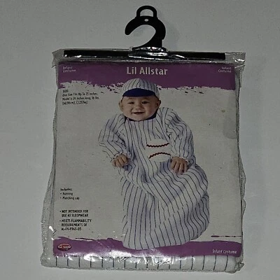 NOVO Chapéu de Beisebol Lil Allstar Fantasia de Halloween Infantil Tamanho Único Até 25" - Imagem 1 de 4
