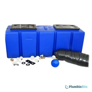 Polytank 25 Gallon 114ltr Polyblue Cold Water Storage Loft Tank 46" x 15" x 17" - Picture 1 of 1