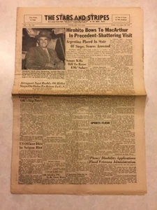Stars and Stripes Newspaper Sep 28 1945 Argentina Placed in State of Siege - Picture 1 of 7