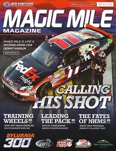 Programma Sylvania 300--Rivista Magic Mile 2013--New Hampshire Motor Speedway - Foto 1 di 2
