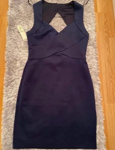 Eliza J V Neck Navy Wrap Dress, RRP £99 - Picture 1 of 6