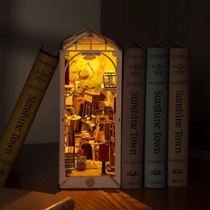 Rolife Sunshine Town DIY Book Nook Stories Wooden Miniature Doll House - Picture 1 of 17
