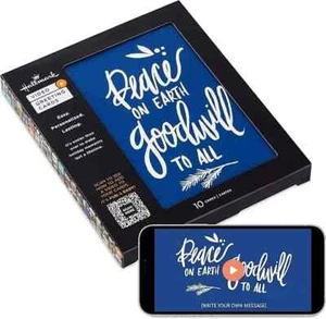 NEW Hallmark Pack of 10 Personalized Video Cards Christmas Cards Variety - Picture 1 of 8