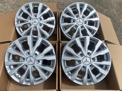 4x New Platinum P86 6.5x16 6x130 ET62 for Mercedes Sprinter 906 907 910 Load Capacity - Image 1 of 4