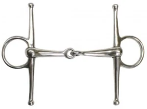 Showman 5" Stainless Steel Full Cheek Broken Mouth Snaffle Horse Size Bit 46330 - Picture 1 of 1