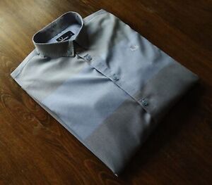 Fred Perry taille M Knit Chemises décontractées pour hommes Bleu et gris