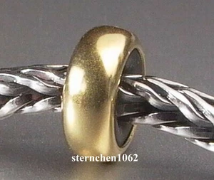 Trollbeads * Stopper / Spacer * 750 Gold * TAUBE-00061 - Picture 1 of 2