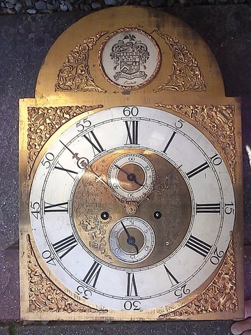 14X20  8day LONGCASE GRANDFATHER CLOCK DIAL+move Cover
