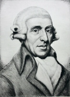 Werner Ernst A. Hoffmann (1881-1962) signierte Radierung, Komponist Joseph Haydn - Bild 1 von 4