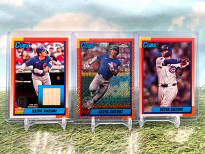 LOTE Seiya Suzuki 2025 Topps Serie 1 1990 Topps Reliquia, Mojo, Base - Imagen 1 de 2