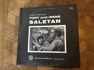 TONY AND IRENE SALETAN - Tony and Irene ~ FOLK-LEGACY 37 {nm orig} *1970* - RARE - Picture 1 of 6