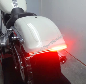 LED Run/Brake/Turn Double Light Bar for H-D Softail Fat Boy 2018 and up - Smoked - Bild 1 von 5