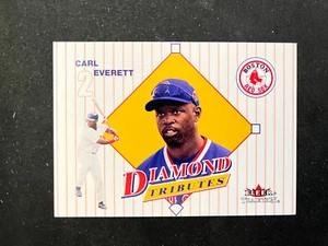 2001 Fleer Tradition Diamond Tributes Insert #14 Carl Everett Boston Red Sox - Picture 1 of 2