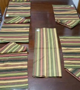Vintage Park Place Designs 5 Placemats 5 Napkins 1 Center Piece Mat - Picture 1 of 8
