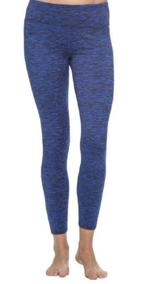 Женские спортивные леггинсы Andrew Marc длиной до лодыжки цвет индиго меланж - Изображение 1 из 1