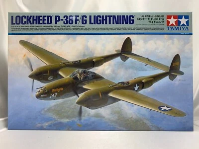 TAMIYA 1/48 Lockheed P-38 F/G Lightning Plastic Model Kit - Immagine 1 di 4