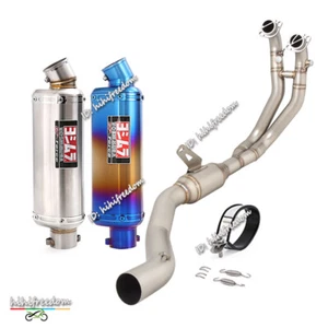 Juego completo silenciadores de cabezal de tubo de escape Slip para Aprilia RS660 Tuono 660 2021-2024 - Imagen 1 de 14