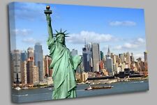 America Statue of Liberty New York Canvas Wall Art Picture Print