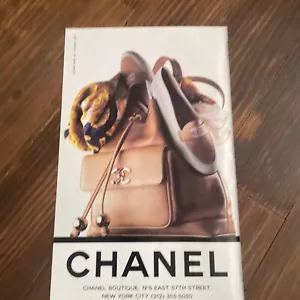 CHANEL Bags Magazine Print Ad handbag fashion shoes Accessoires 1990s VTG 1994 - Picture 1 of 5