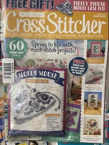 Cross Stitcher Magazine – Molly Mouse Needle Case Kit – 60 New Designs - Picture 1 of 1