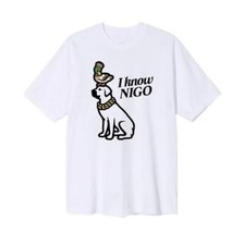 Human Made X Nigo "I Know Nigo" White Men's T Shirt Size L Large