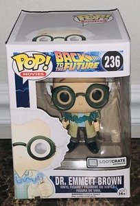 Funko Pop! Movies Back To The Future #236 Dr. Emmett Brown Loot Crate Exclusive - Picture 1 of 7