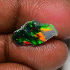 Very Rare Bi-Color Opal Rough 2.90 Cts  Natural Ethiopian Opal Raw Jewelry Grade - Picture 1 of 14