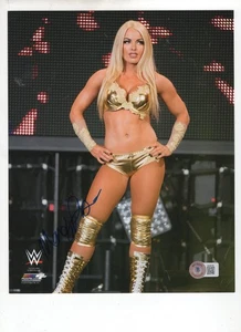 MANDY ROSE WWE DIVA SIGNED 8x10 PHOTOFILE PHOTO BECKETT CERTIFIED QR COA - Picture 1 of 1