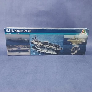 USS Nimitz Aircraft Carrier 1:720 Plastic Model Kit 0503 By ITALERI - Picture 1 of 7