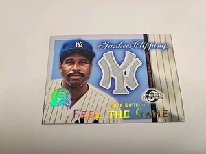 2000 FLEER YANKEES CLIPPINGS DAVE WINFIELD JERSEY CARD INSERT - Picture 1 of 2