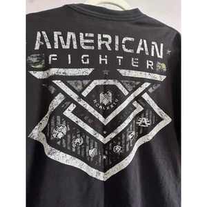 Camiseta de hombre American Fighter con estampado gráfico cuello redondo - Imagen 1 de 8