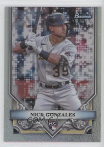 Bowman Sterling Rookie Refractor 2024/199 Nick Gonzales #BSR-7 Rookie RC - Imagen 1 de 4
