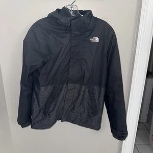 The North Face Boy's Large 14/16 Jacket Warm Fleece Hoodie Lined Black - Picture 1 of 5
