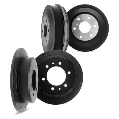 For Nissan Urvan 02-12 DFC 3004-92042 Premium Slotted Front & Rear Brake Rotors Foto 1 de 2