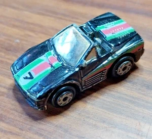 Micro Machine Ferrari Testarossa Black Chrome Type F110 Spider Convertible - Picture 1 of 4
