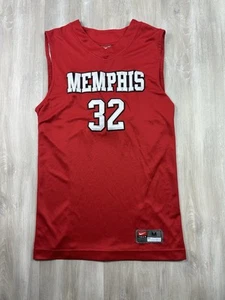 Nike Team Memphis Tigers Mens Size Medium Red Basketball Jersey #32 - Picture 1 of 8