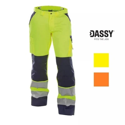 DASSY Warnschutzhose BUFFALO 290 gr. Arbeitshose Hose Warnschutz Bundhose