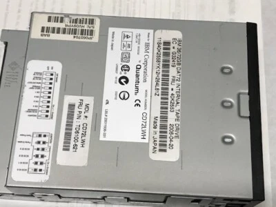 IBM 40K2553 DAT72 DDS-5 INT Data Tape Drive 36GB/72GB Quantum CD72LWH - Image 1 of 3