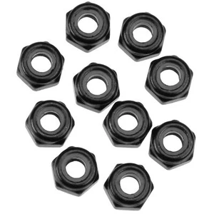 Axial Racing M3 3mm Nylon Insert Locking Hex Nuts AXIAXA1053 (10pcs , Black) - Picture 1 of 1