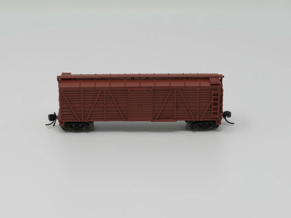 Broadway Limited 3580 Unlettered Brown K7A Stock Car Sheep Sound N Scale  - Image 1 of 4