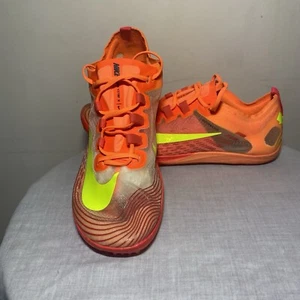 Nike Men's Zoom Victory Waffle 5 Track Shoes Orange Volt AJ0846-801 Size 5.5 - Picture 1 of 9