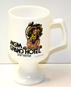 Taza de café MGM Grand Hotel Las Vegas Lion estilo alto vintage Vegas - Imagen 1 de 8
