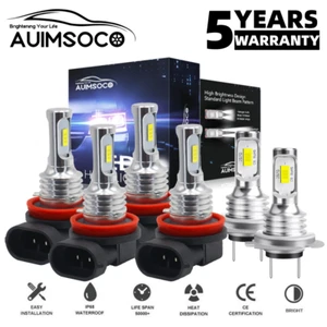 For Chevy Traverse Sport Utility 4-Door 2013-2018 LED Headlight Fog Light Bulbs - Picture 1 of 14