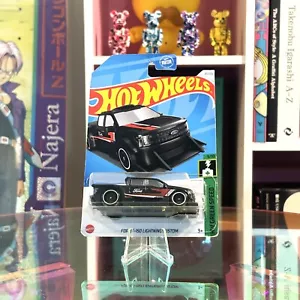 2024 Hot Wheels Ford F-150 Lightning Custom HW Green Speed 5/10 - Picture 1 of 3