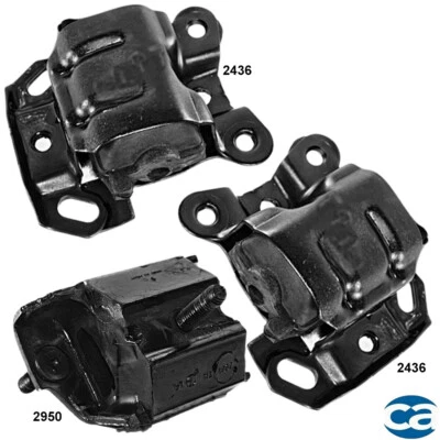Engine Motor Mounts & Trans. Mount 3Pcs Set for Chevrolet Astro 90-93 4.3L - Image 1 of 3