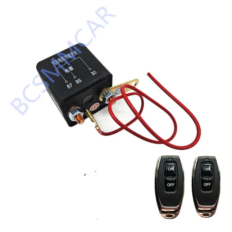 Car Hot Rod Battery Isolator Disconnect Switch W/Dual Remote Control Accessories Foto 1 de 4