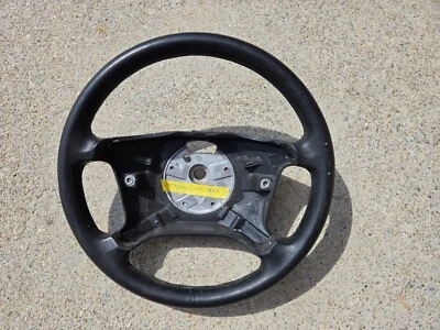 2001-2005 BMW E46 325i 325ci 330i Factory Leather Steering Wheel 4-Spoke OEM - Image 1 of 4
