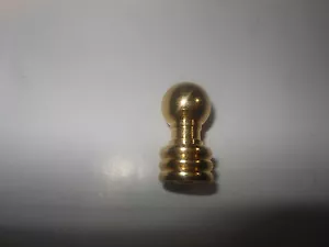 New Distinctive Polished Brass Pawn Chess Piece Lamp Finials - Picture 1 of 5